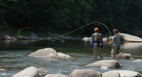 Fly fishing with Oleh Outdoors